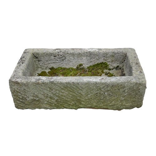 A Victorian dressed stone trough,