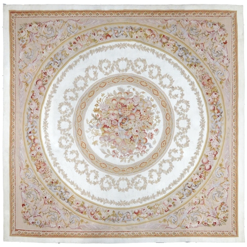 A Louis XVI style needlepoint rug,