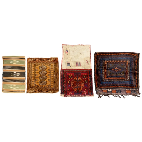 A Baluch bag, 76 x 79cm, an Afghan