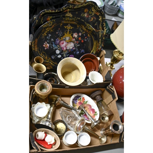 Miscellaneous items, including plated