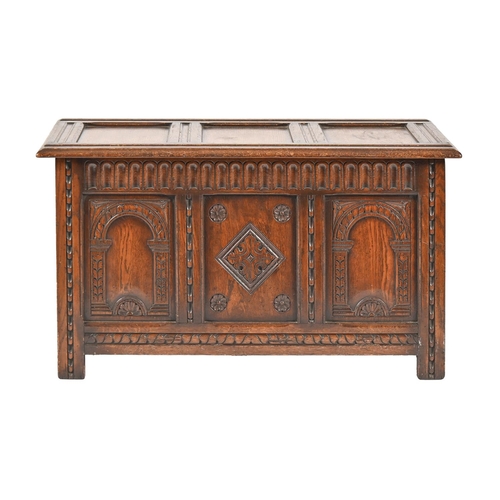 An oak chest, 106cm l More Information