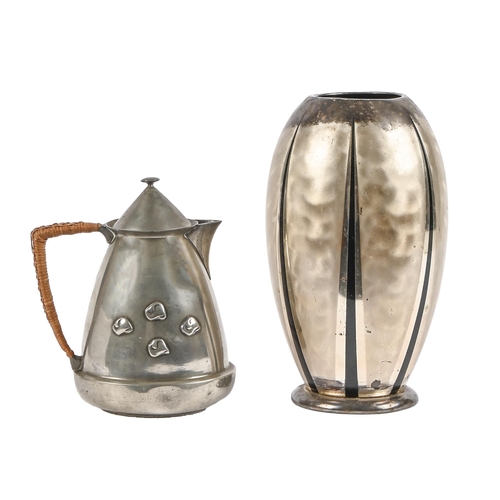 Liberty & Co. A pewter hot water