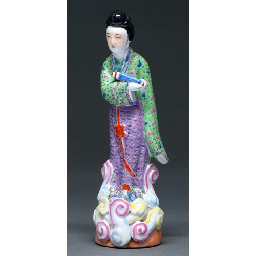 A Chinese famille rose figure of