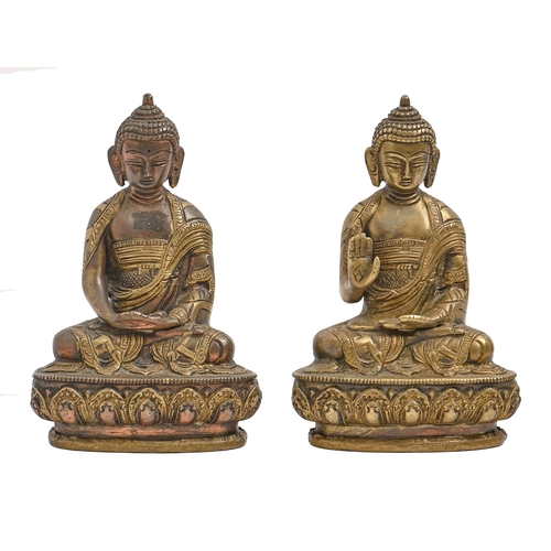Two South East Asian brass sculptures