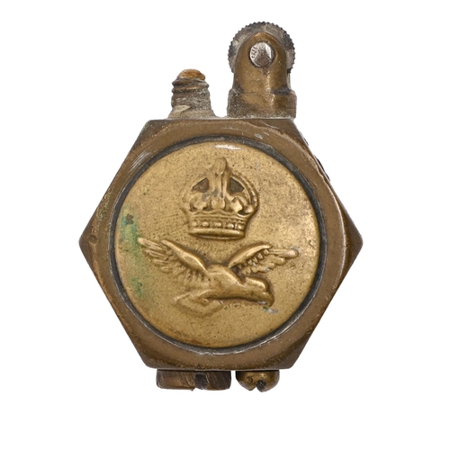 WWI Trench Art. Brass lighter,