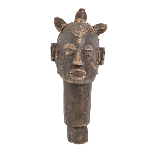 Tribal art. A West African carved