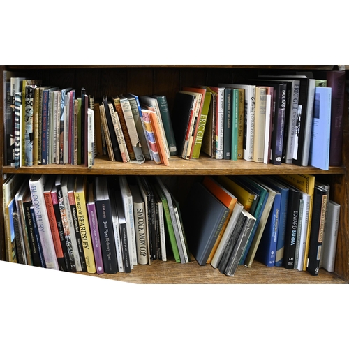 Books. Two shelves of Modern British