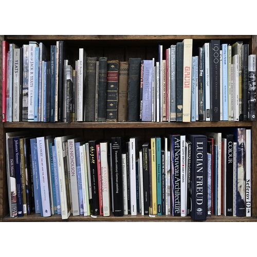 Books. Four shelves of art history
