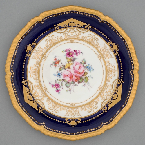 A Royal Crown Derby dessert plate, 1910,