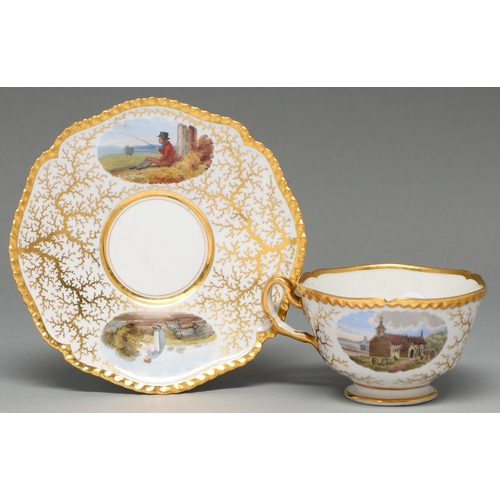 A Flight, Barr & Barr teacup and