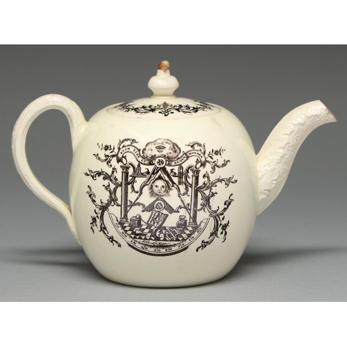 A Wedgwood Queen's ware teapot