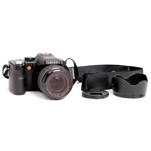 A Leica V-LUX1 digital camera,