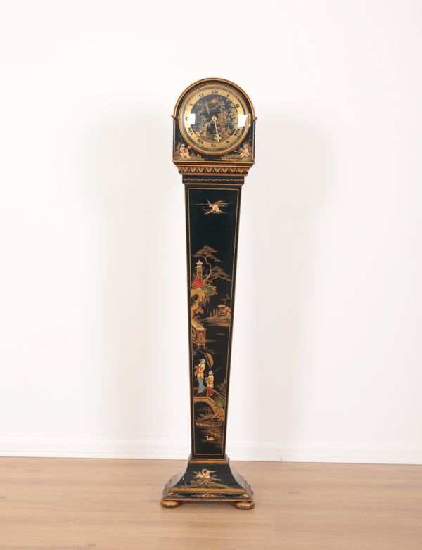 A CHINOISERIE GRANDMOTHER CLOCK