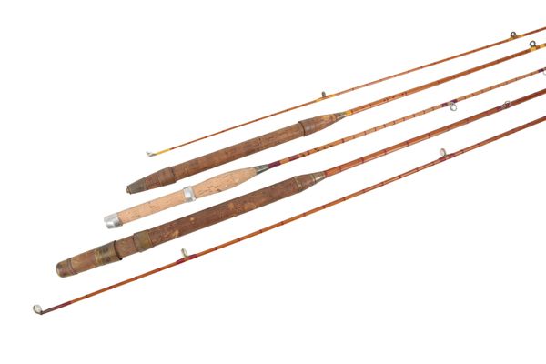 A ONE PIECE SPLIT CANE TROUT FLY ROD