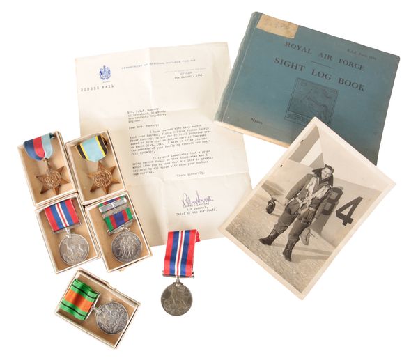 A WWII WAR GROUP OF FIVE MEDALS