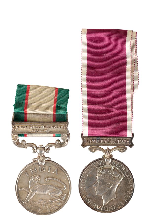 A PAIR OF MEDALS TO SERGEANT E.L.