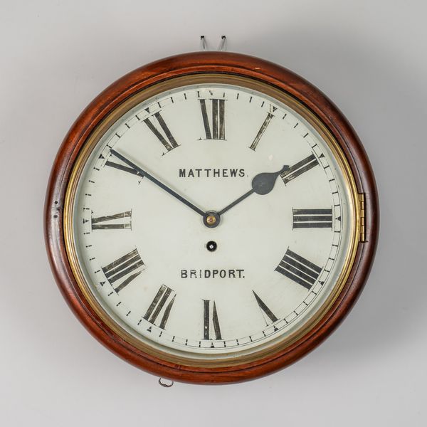 A VICTORIAN MAHOGANY FUSÉE DIAL