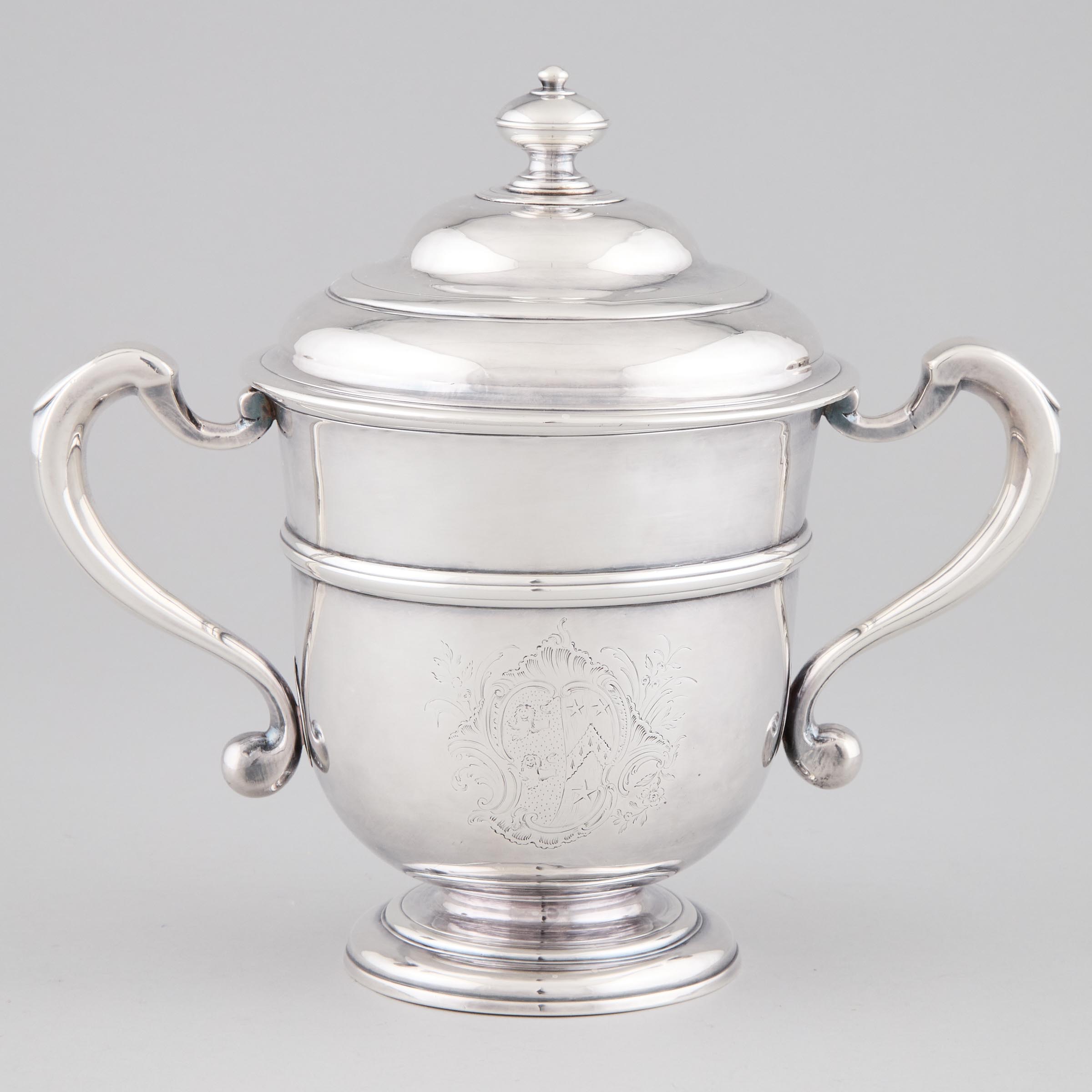 Queen Anne Silver Two-Handled Cup