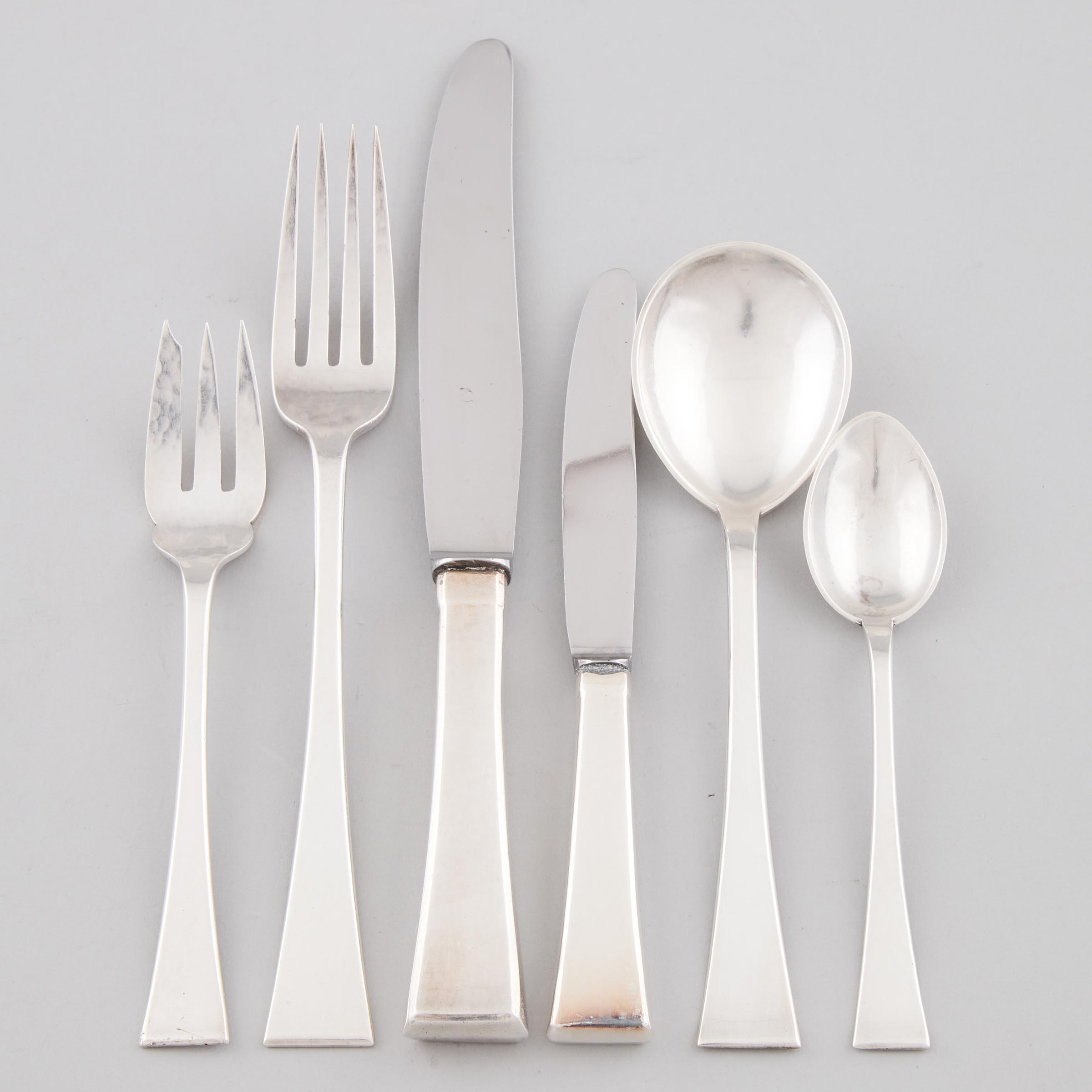 Canadian Silver Flatware Service,