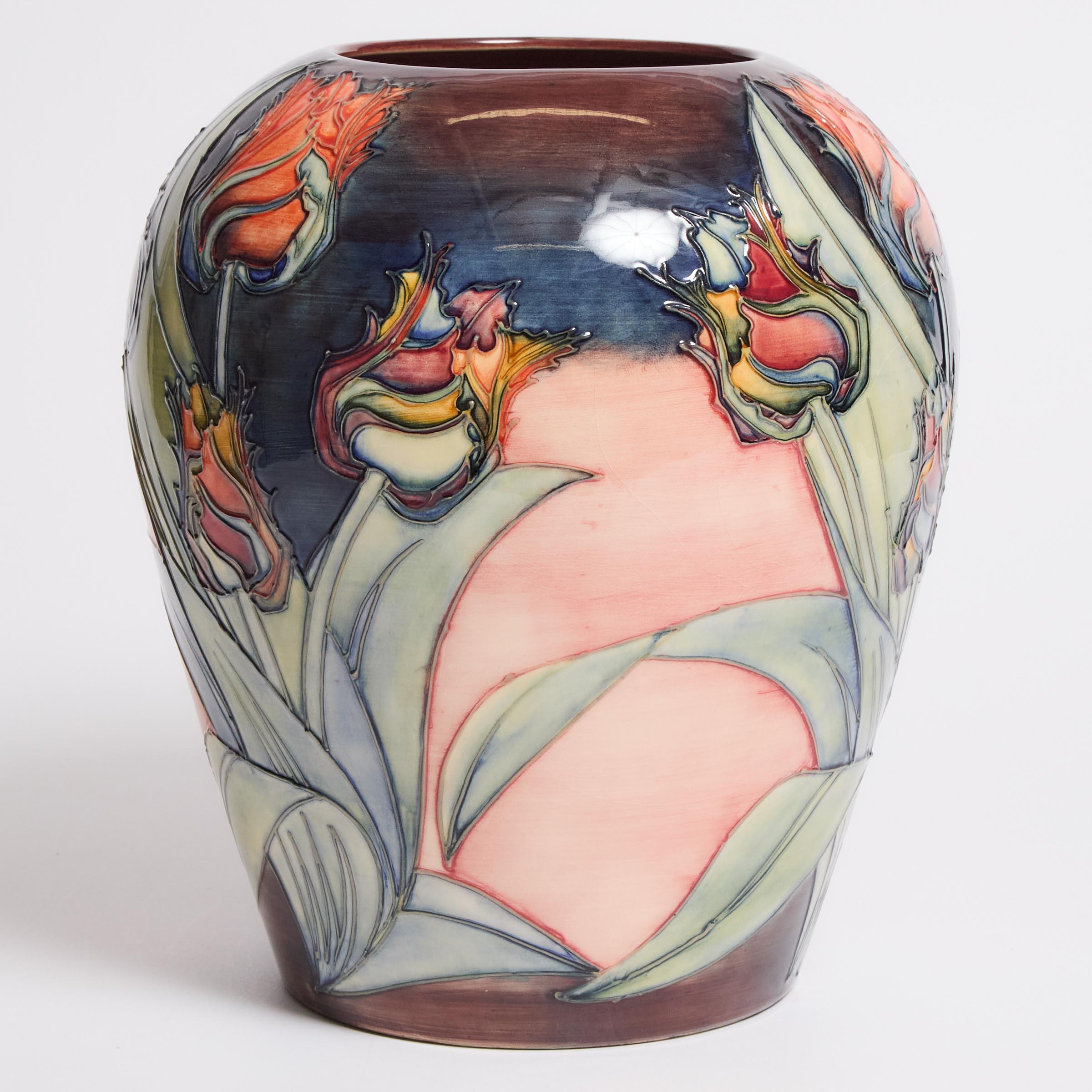Moorcroft 'Red Tulip' Vase, Sally