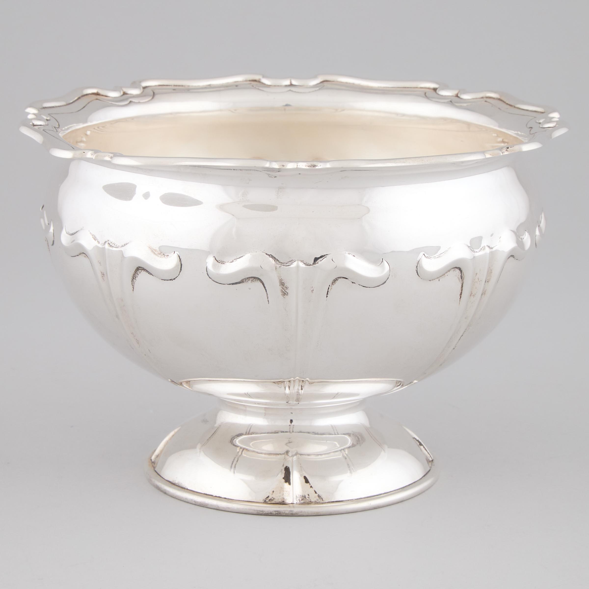 English Silver Footed Bowl, Atkin