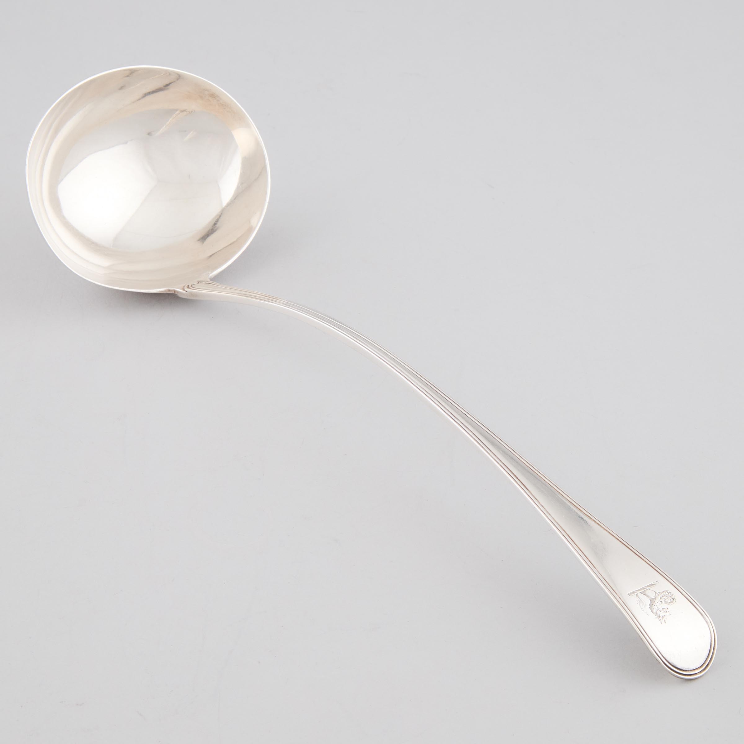 George III Silver Soup Ladle, William