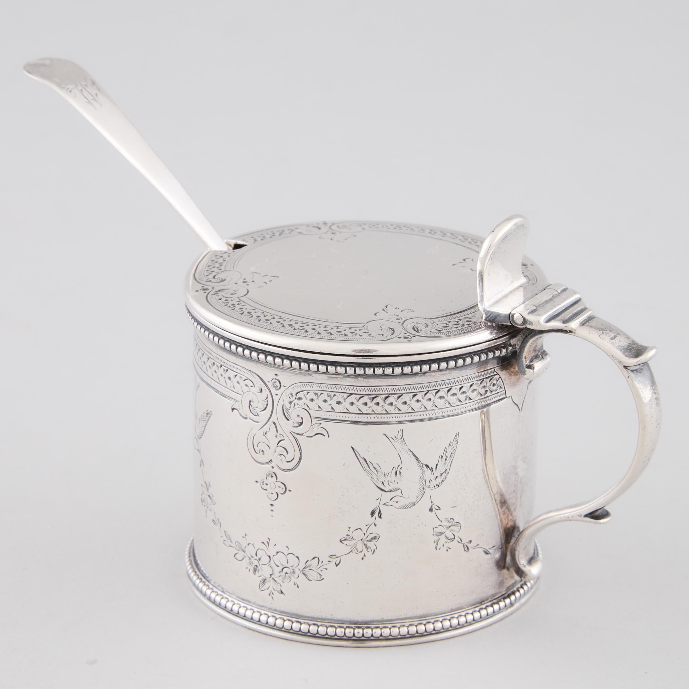 Victorian Silver Mustard Pot and