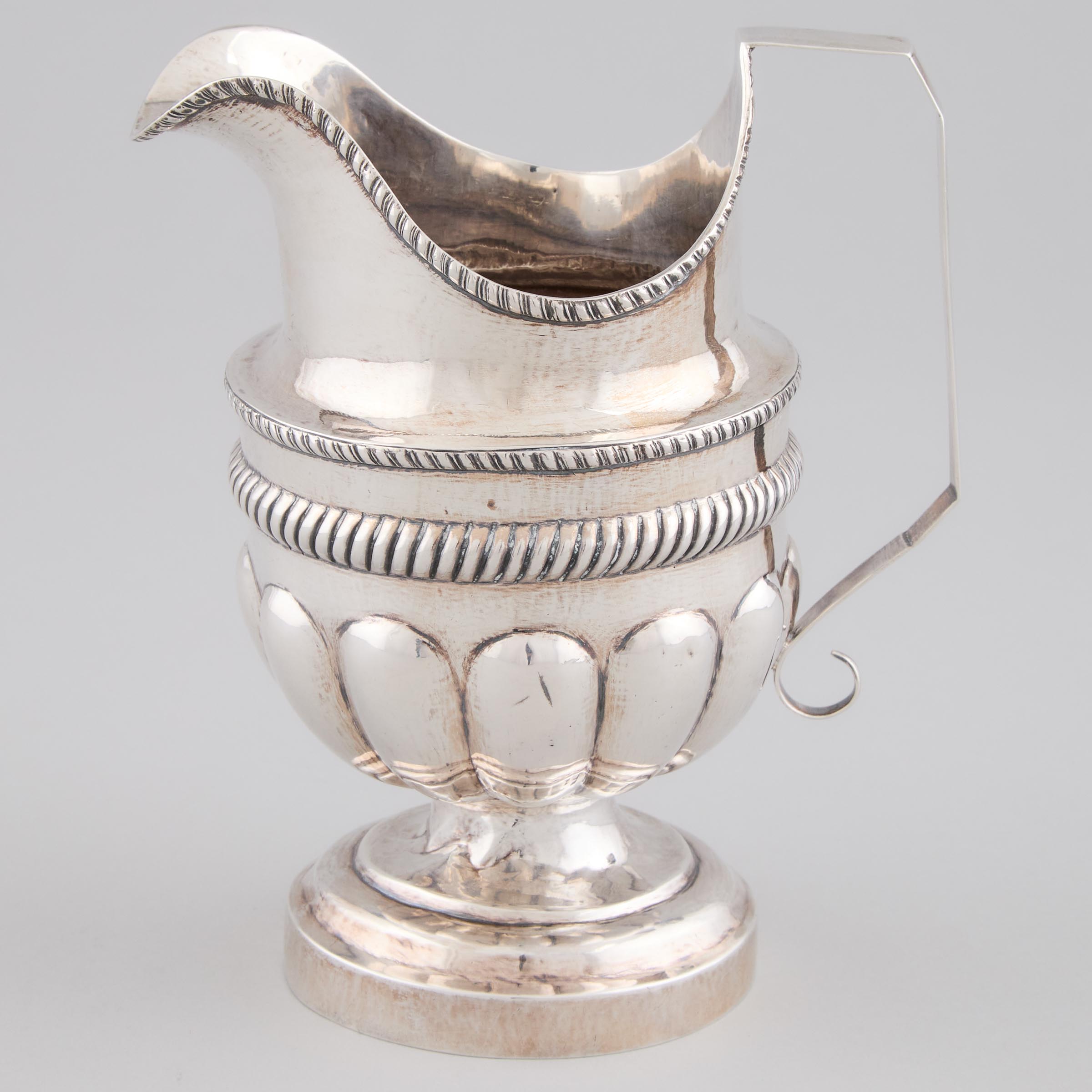 American Silver Cream Jug, early 19th