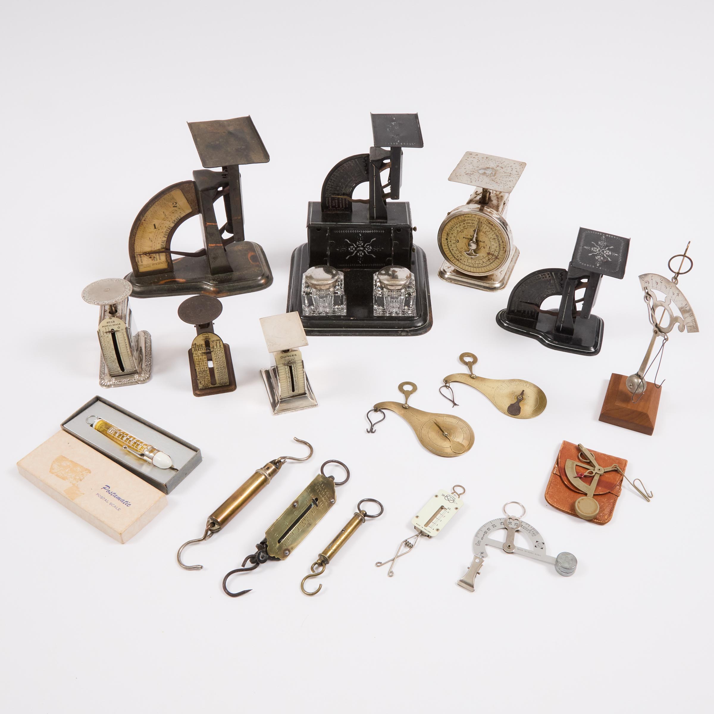 15 Various Postal Scales, mid 19th
