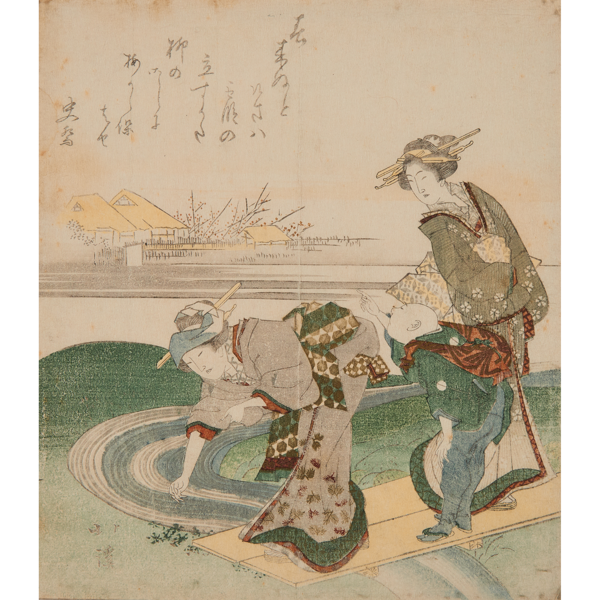 Totoya Hokkei (1780-1850), Wakana-tsumi,