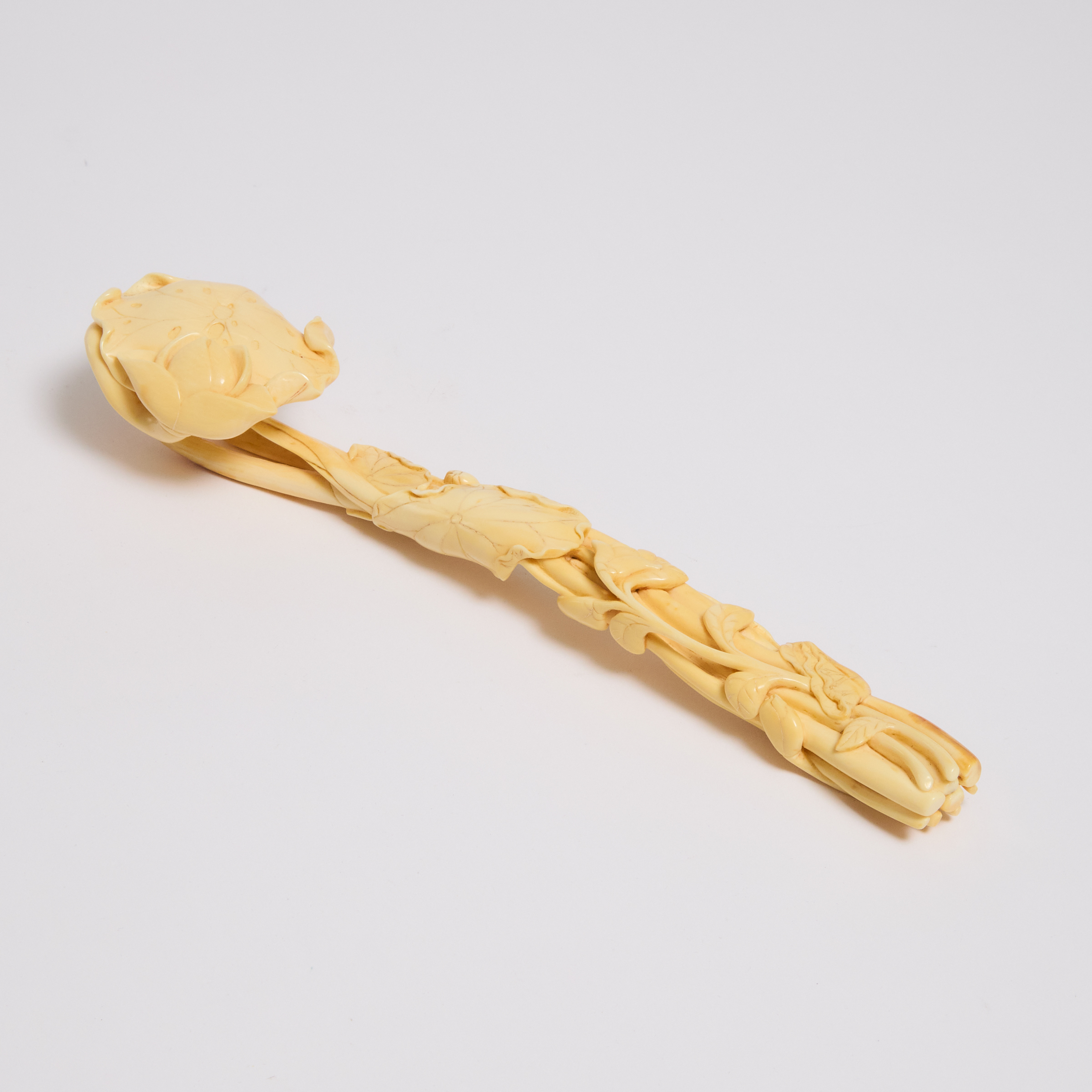 A Carved Ivory Ruyi Sceptre, Republican