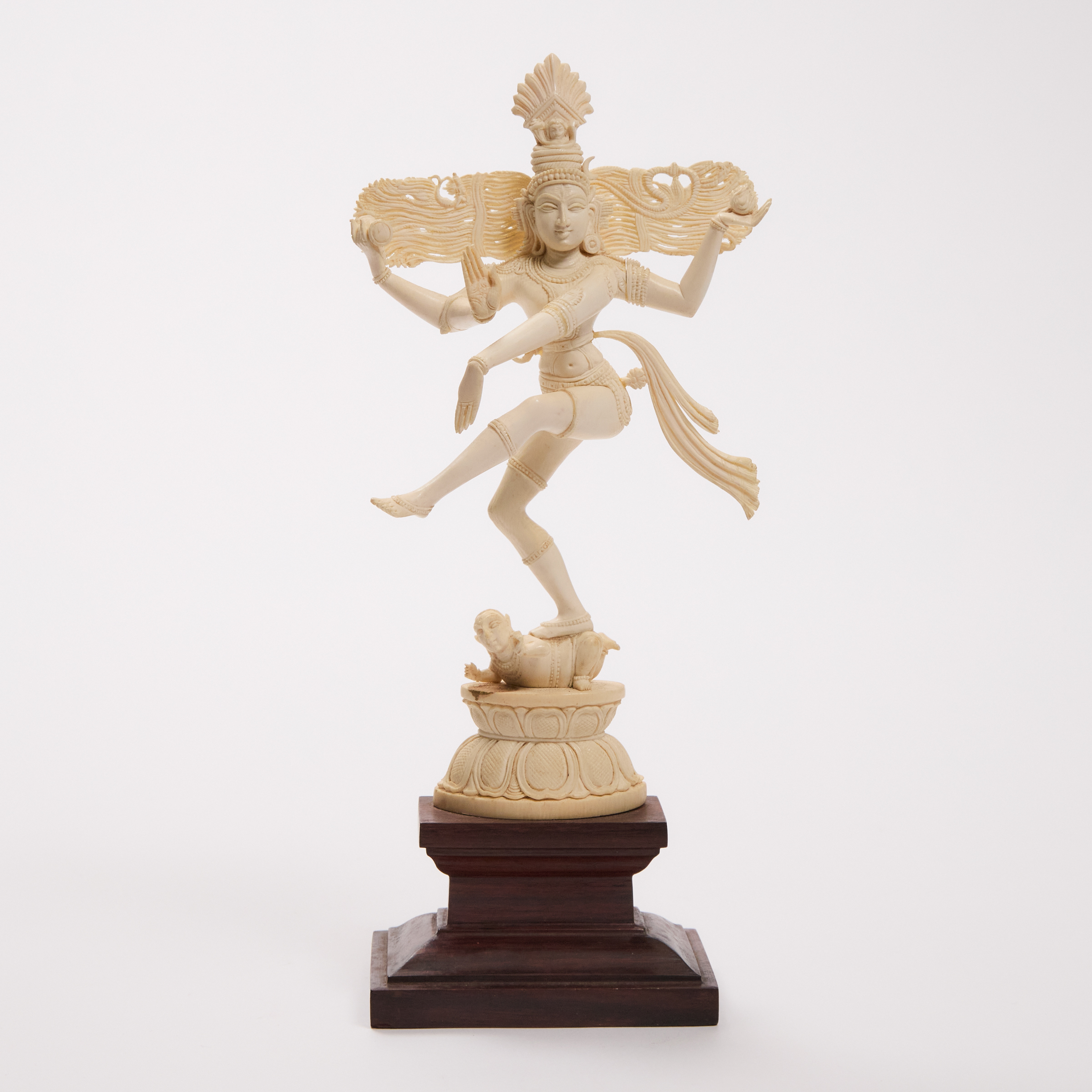 An Indian Ivory Figure of Shiva