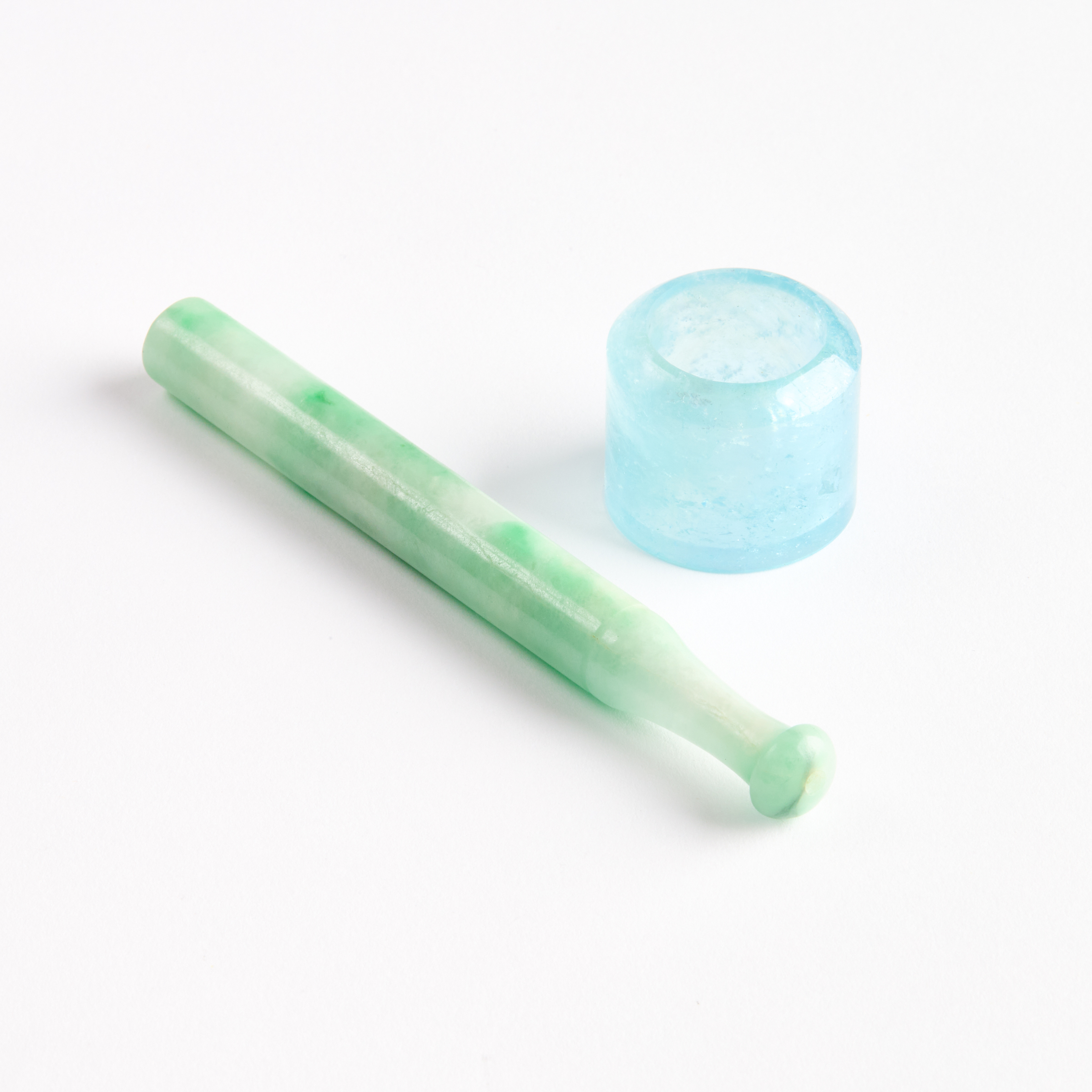 A Jadeite Pipe, Together With an