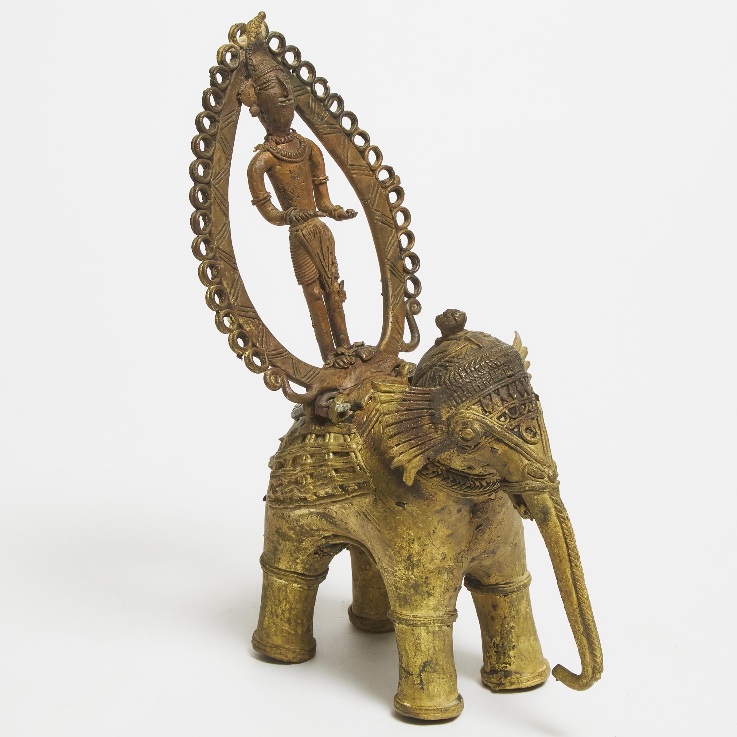 Indian Gilt Dhokra Model of an