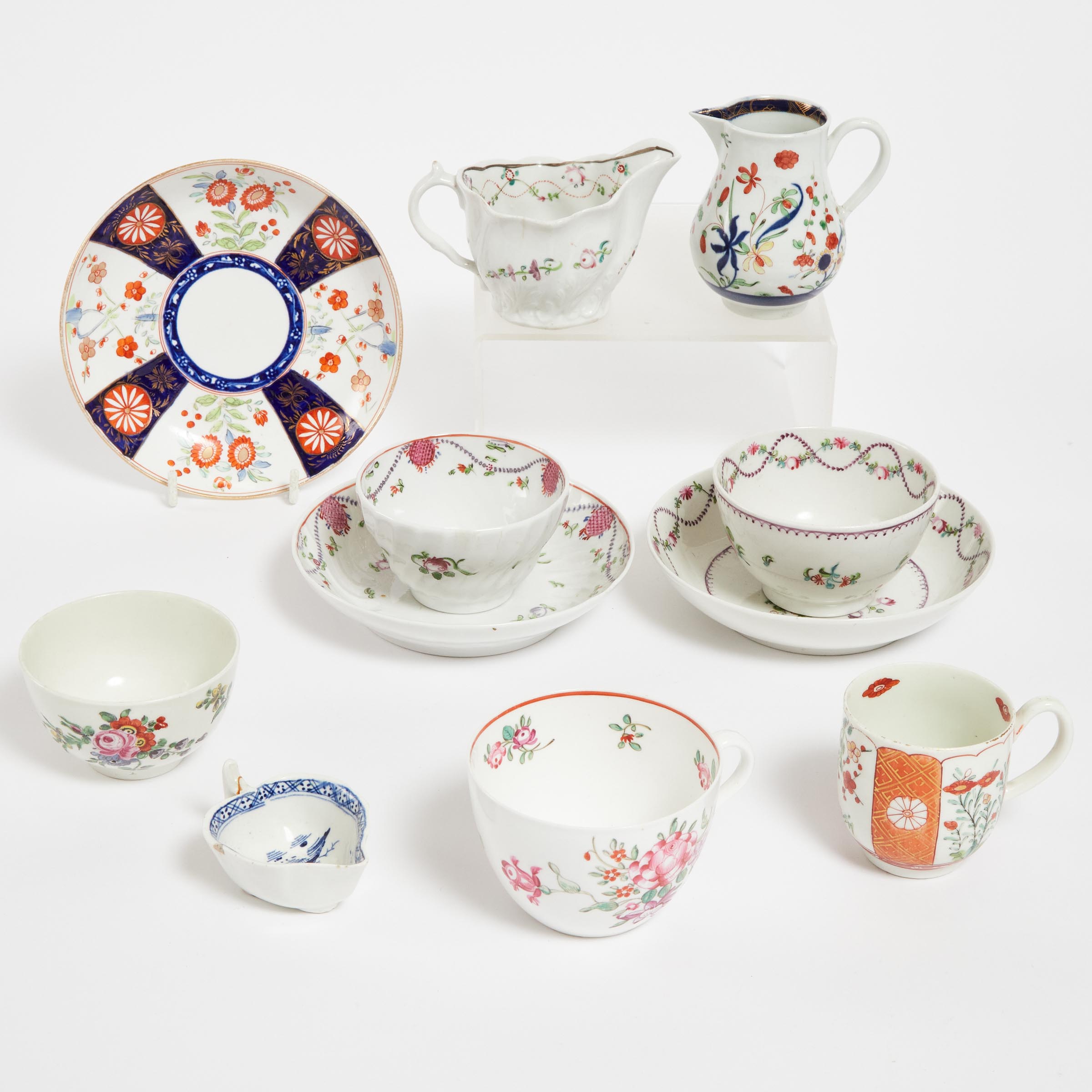 Group of English Porcelain, mainly