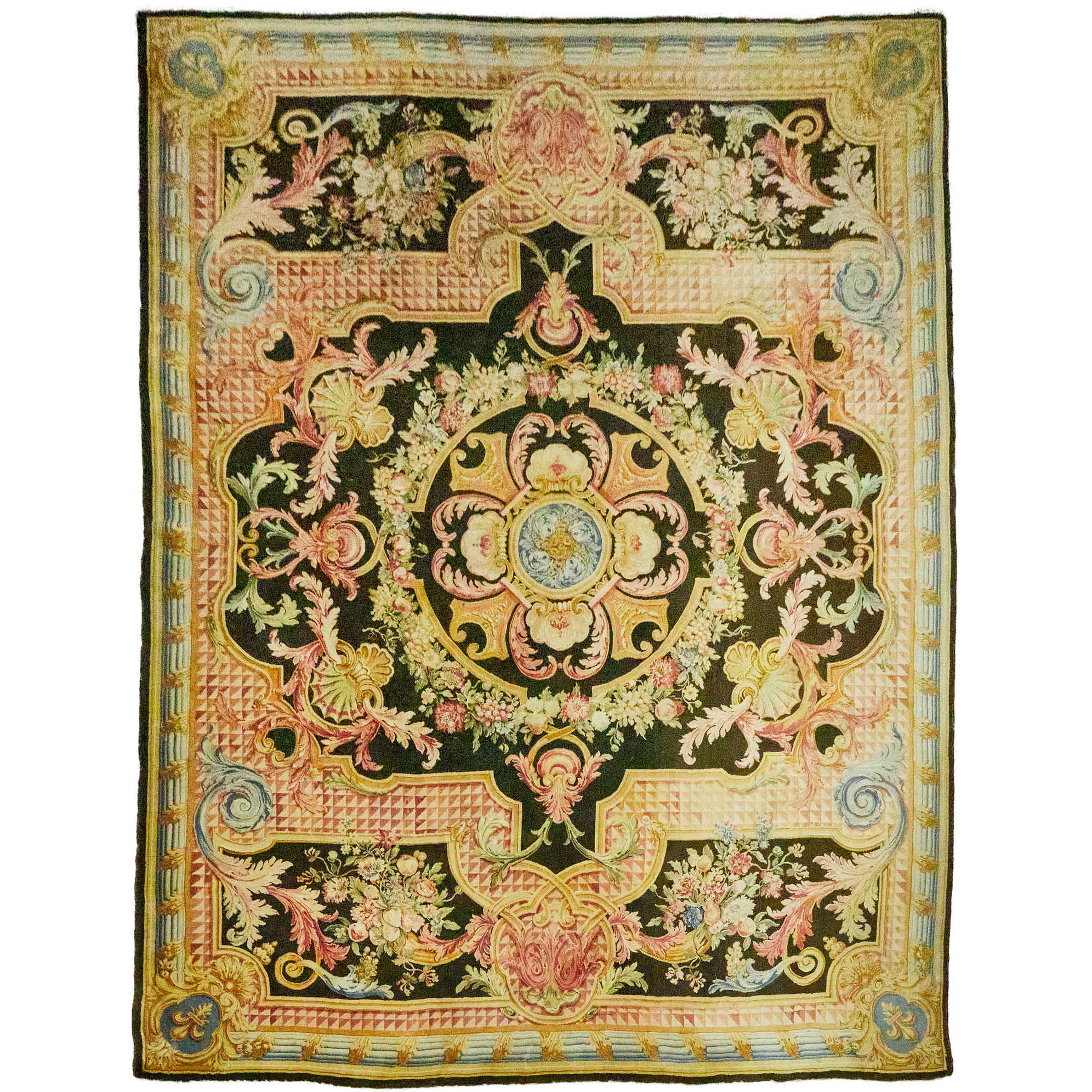 Large French Aubusson Carpet, c.1830