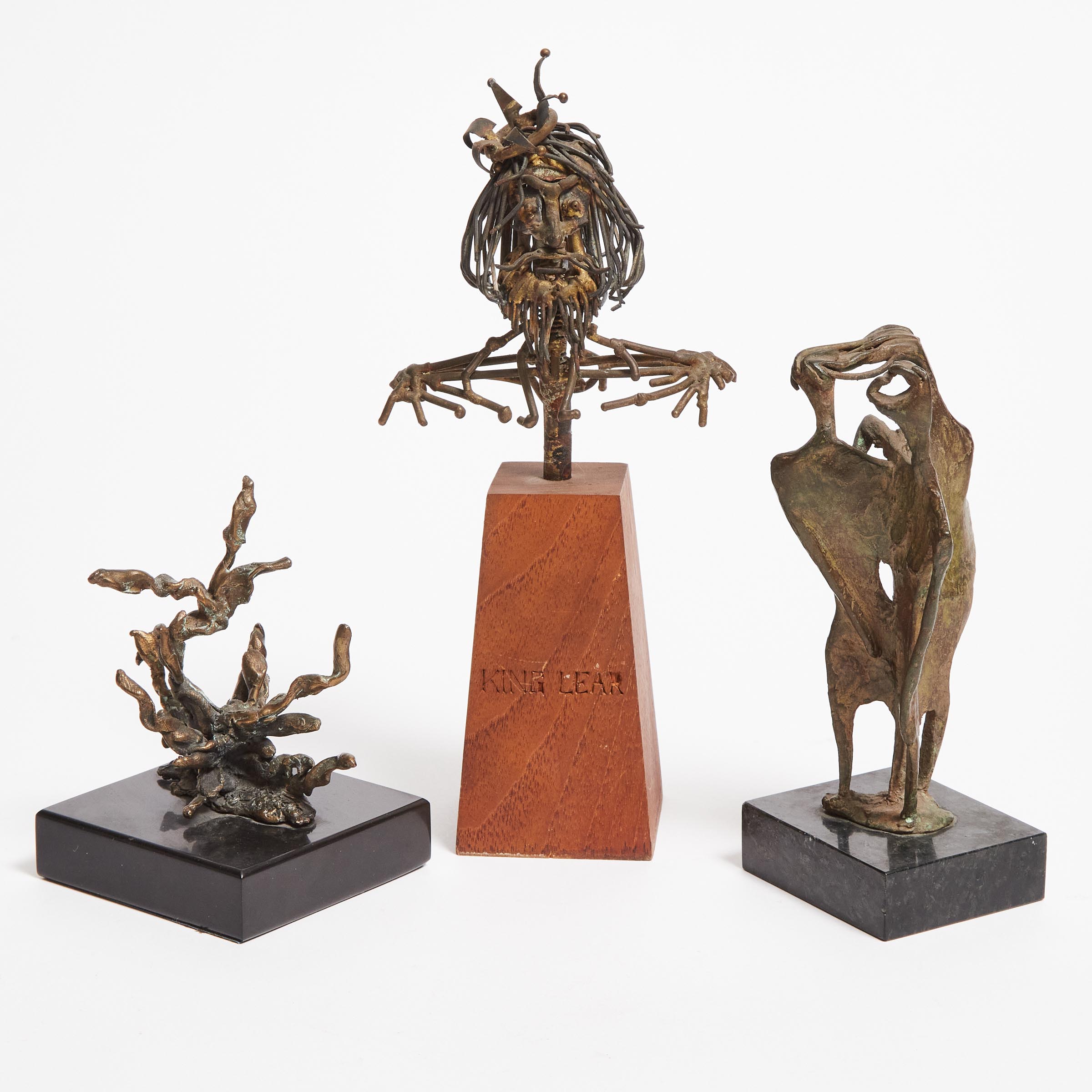 Three Small Bronzes, 20th century