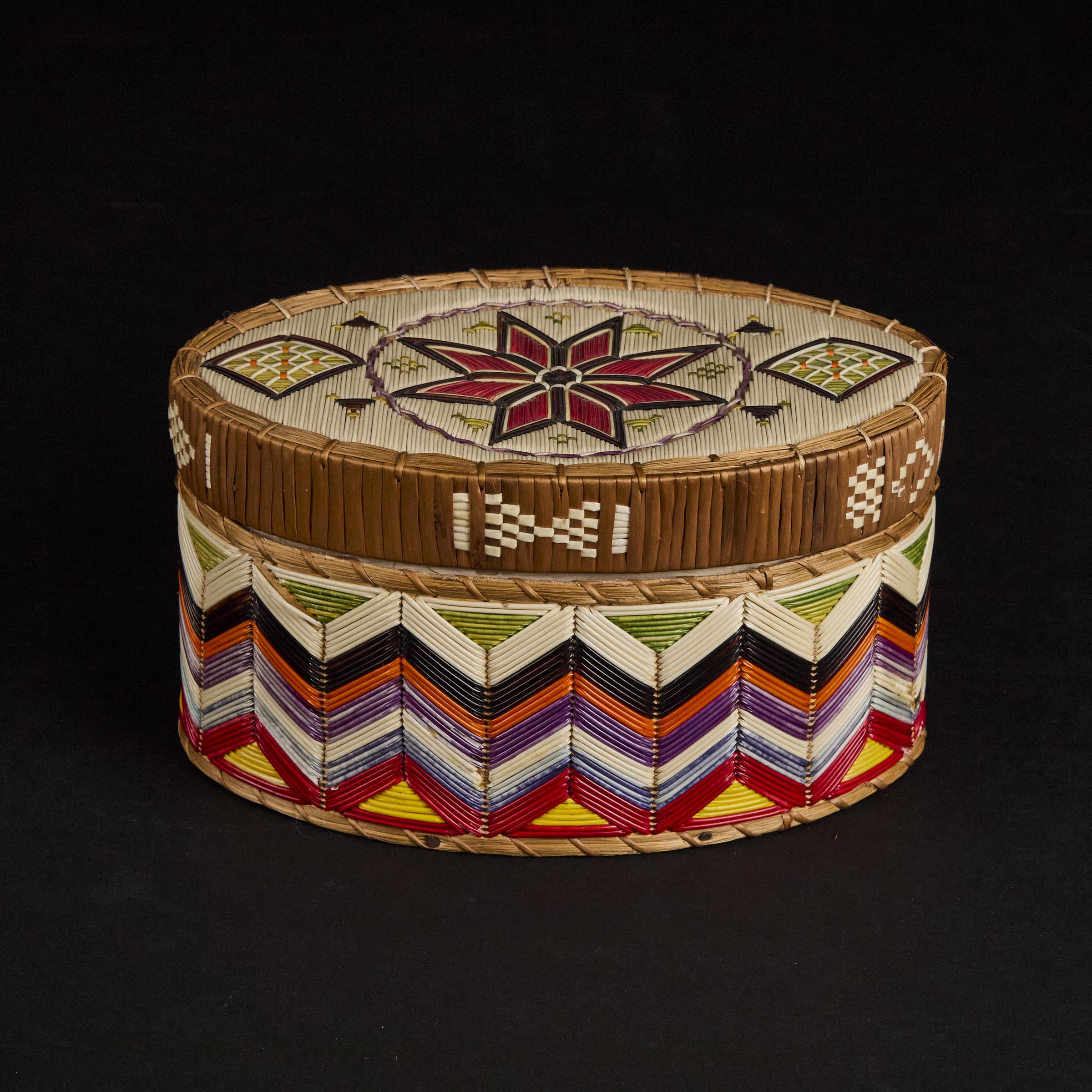 Unidentified Mi'kmaq Artist QUILLED