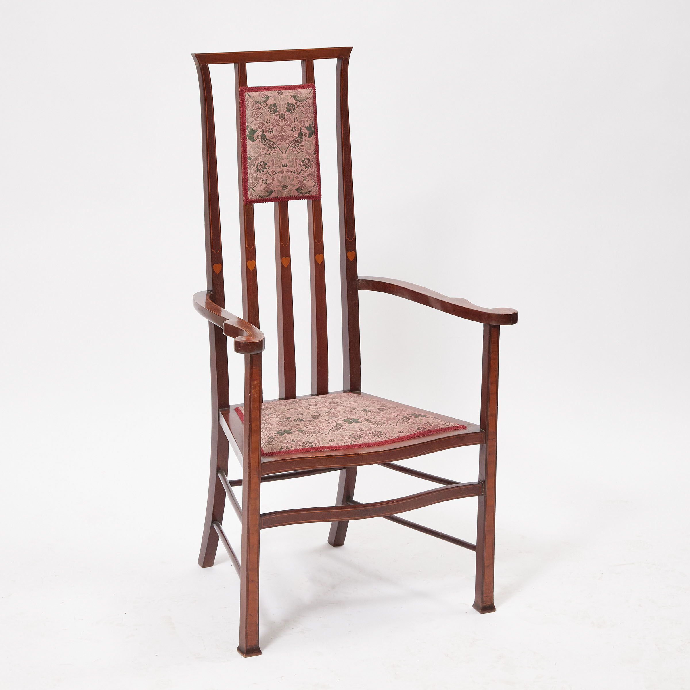 J.S. Henry Art Nouveau Mahogany