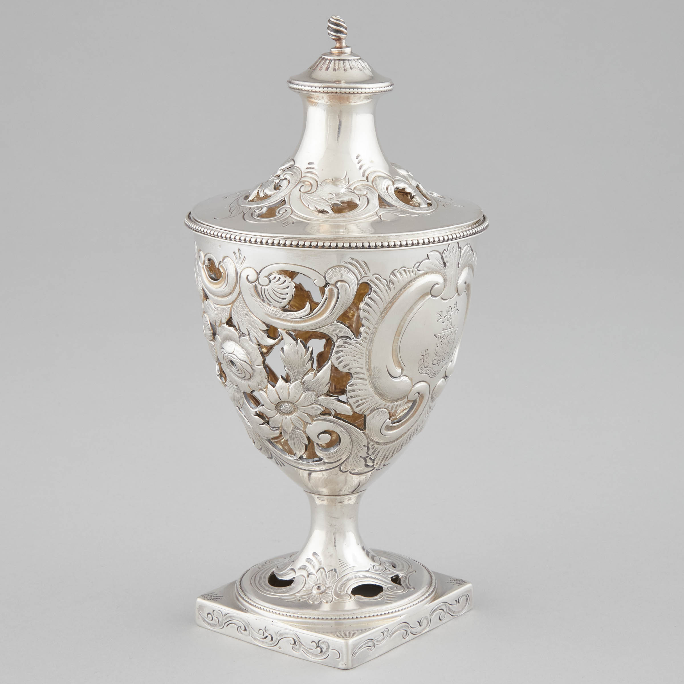 George III Silver Pierced Sugar