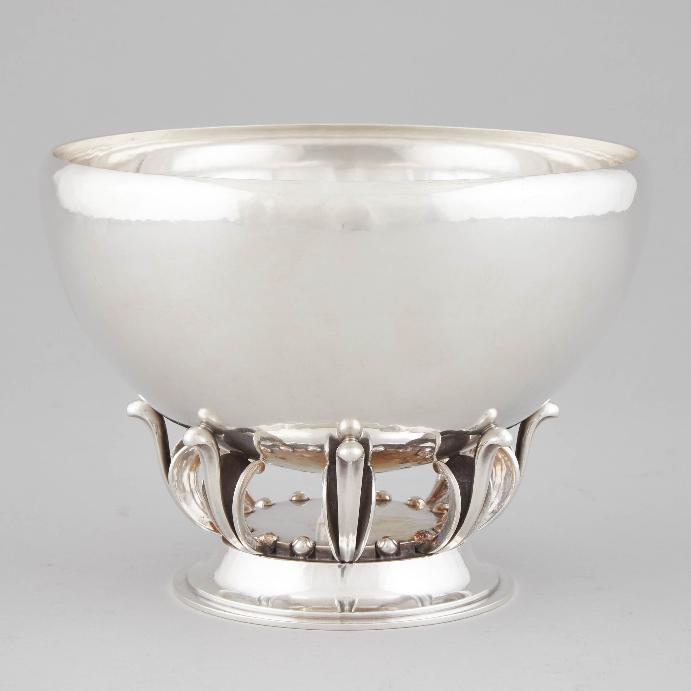 Danish Silver Footed Bowl, #584B,