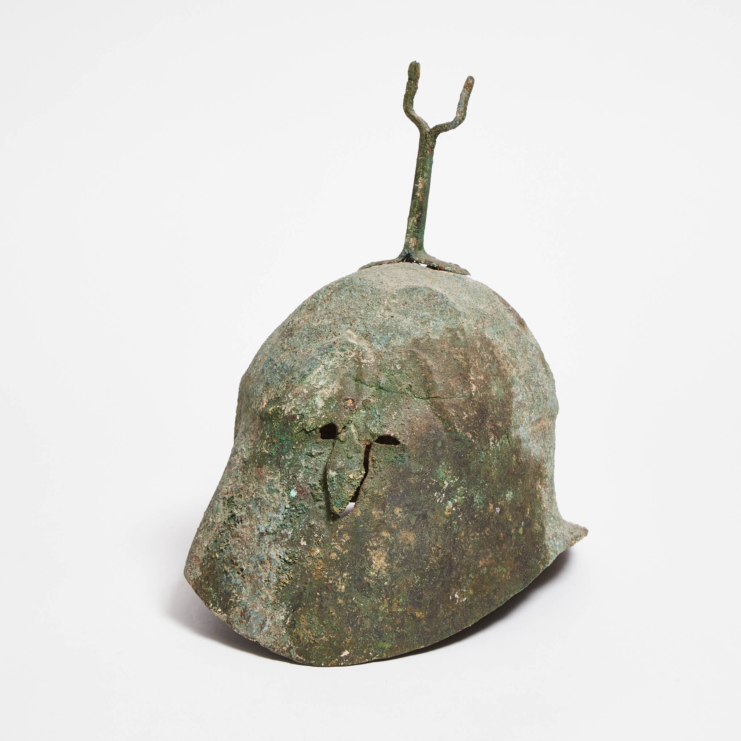 Etrusco-Corinthian Bronze Helmet, Southern