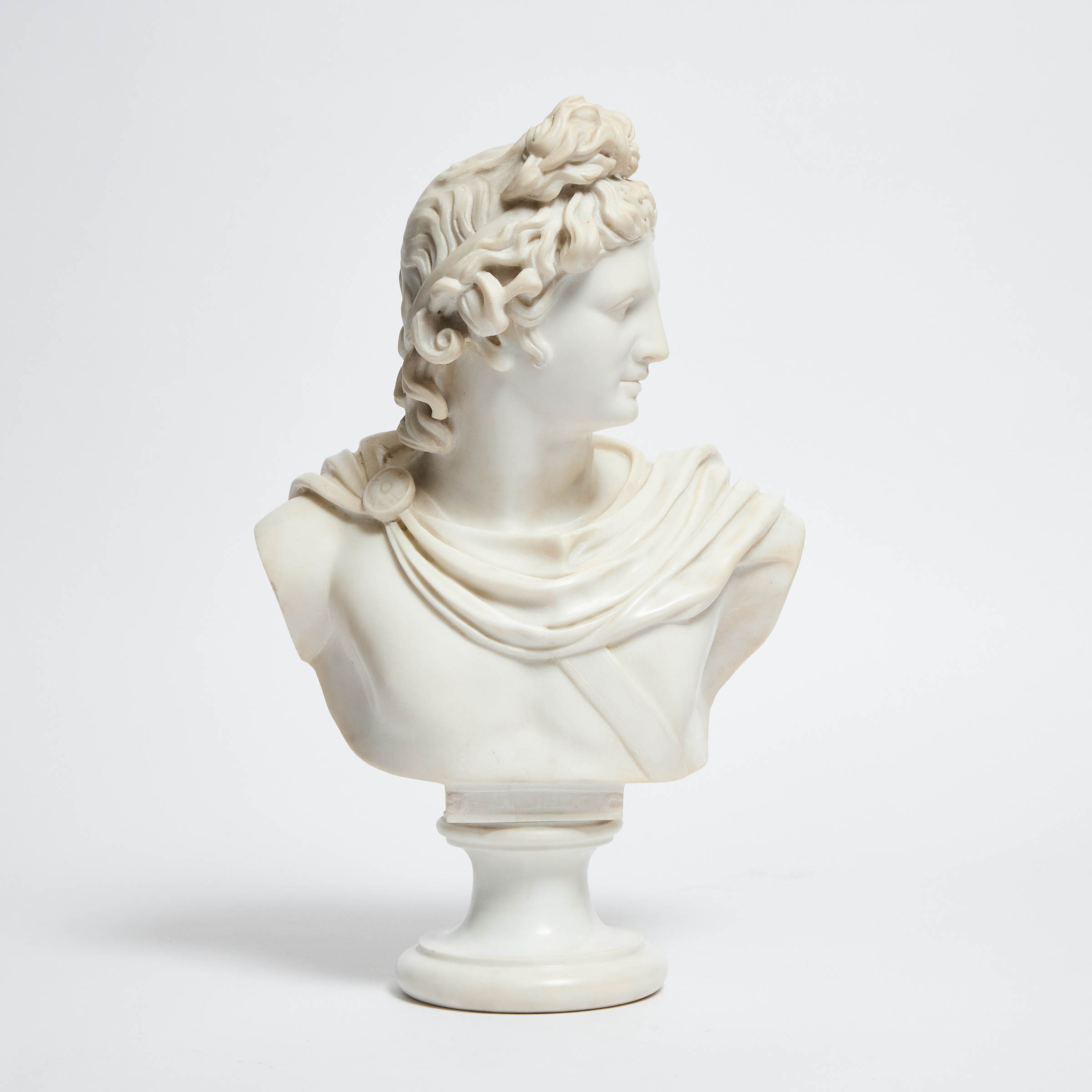 Italian Marble Bust of the Apollo