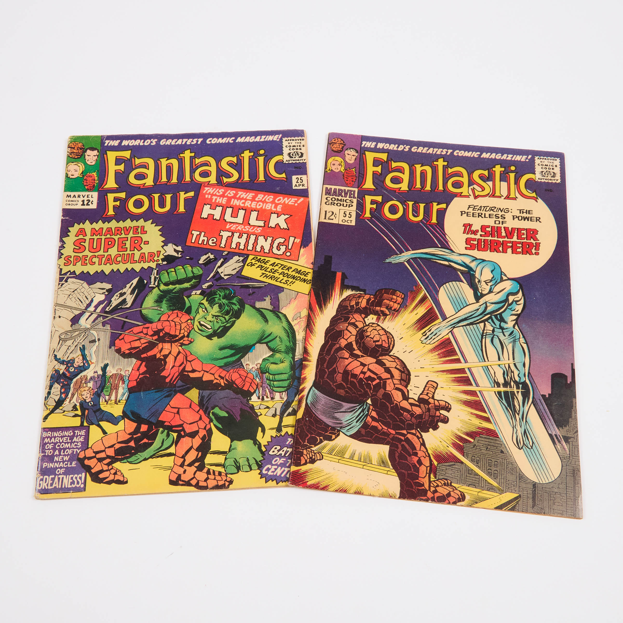 Two Marvel Comics: Fantastic Four no.