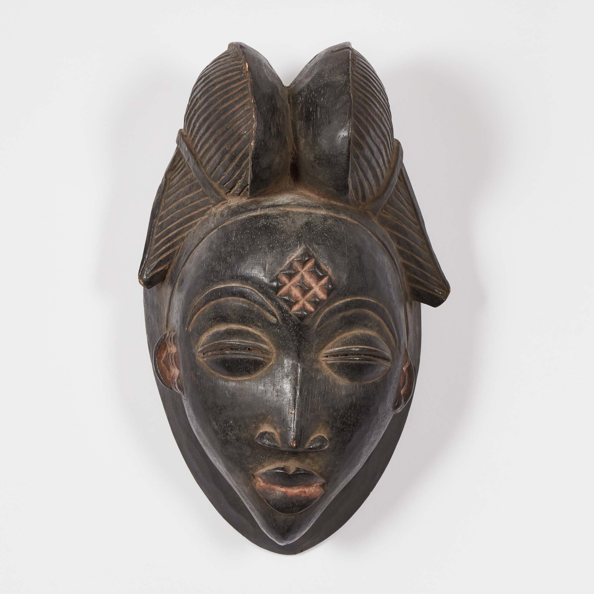 Punu Mask, Gabon, West Africa,