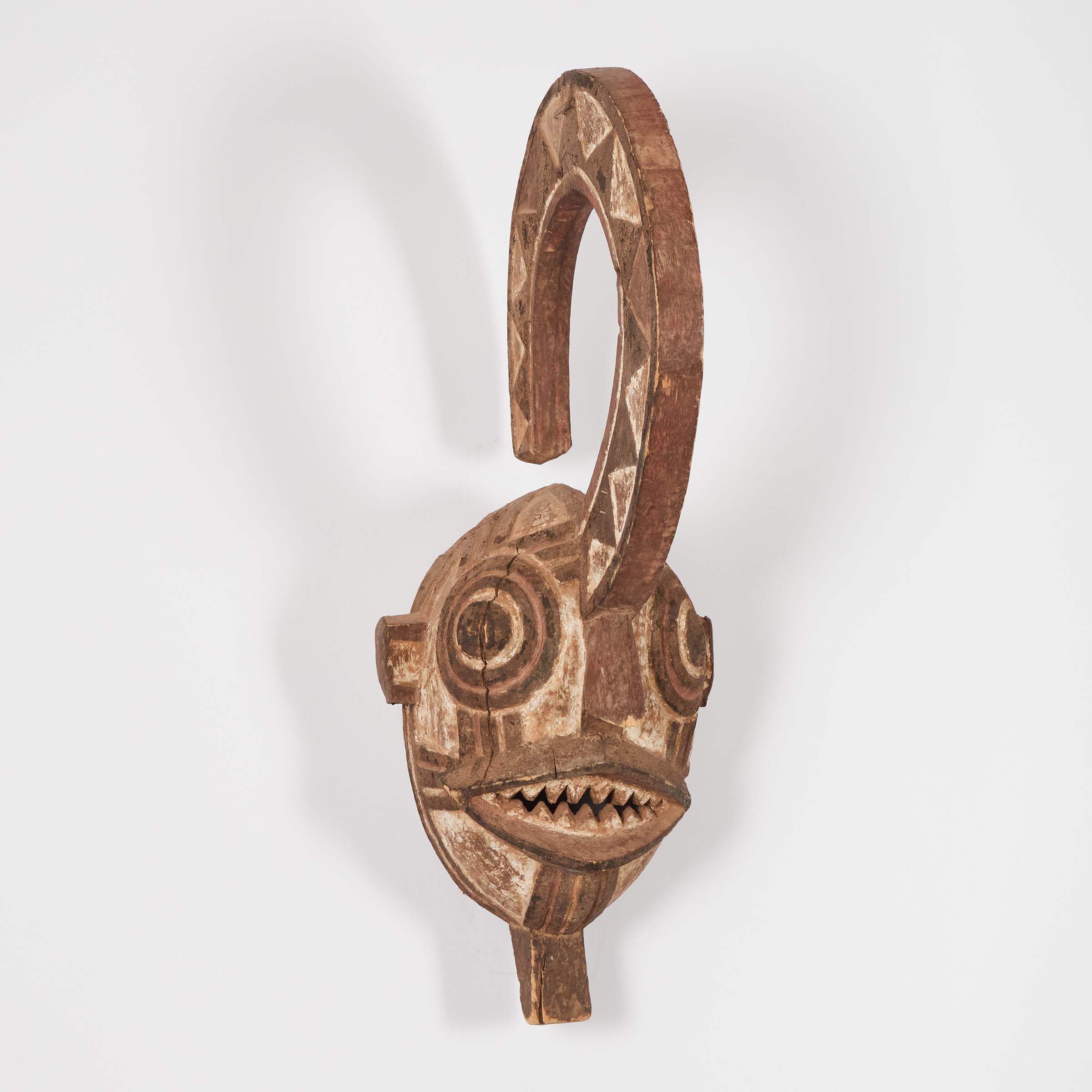 Large Bobo Bwa Sorcerer Mask, Burkina