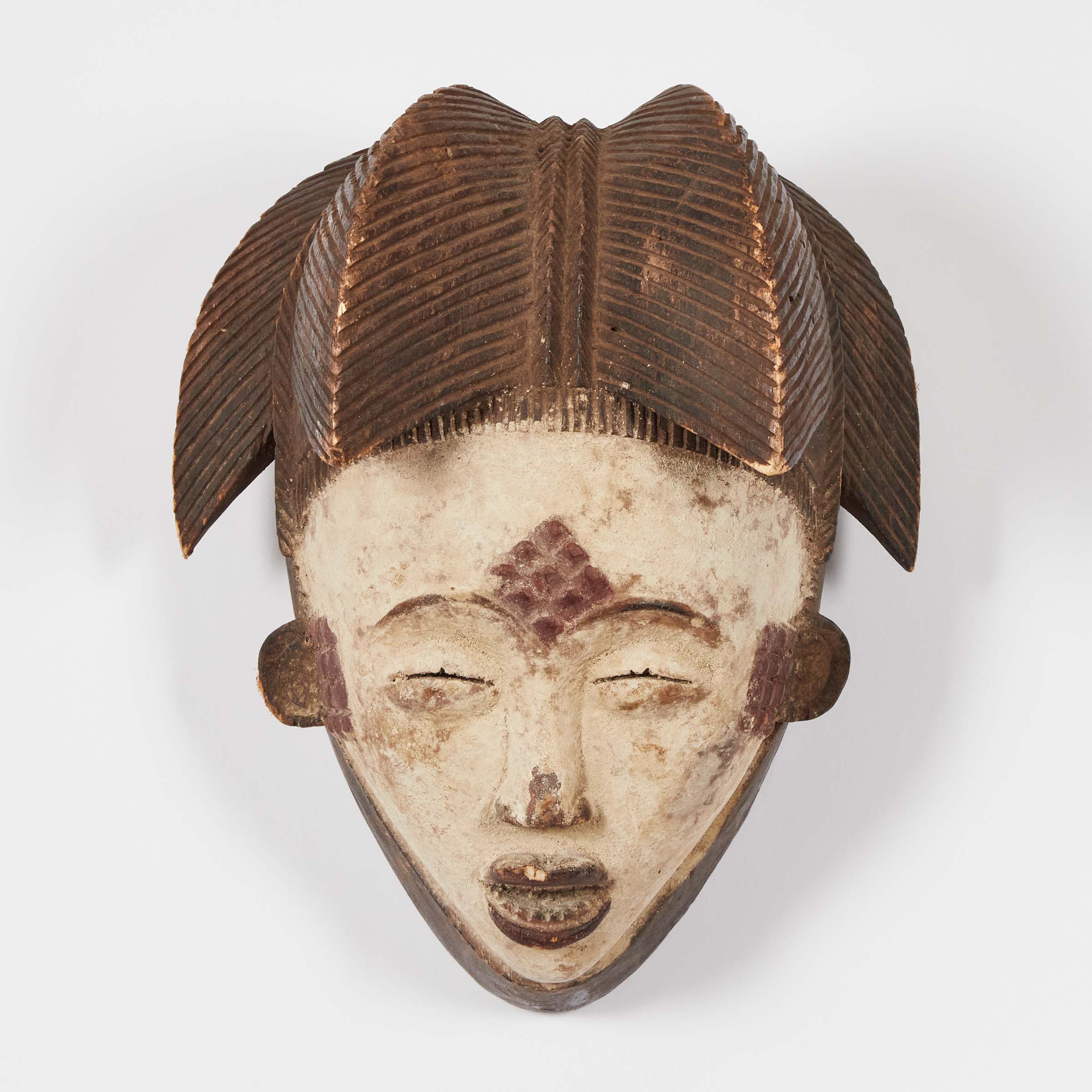 Punu Mask, Gabon, Central Africa,