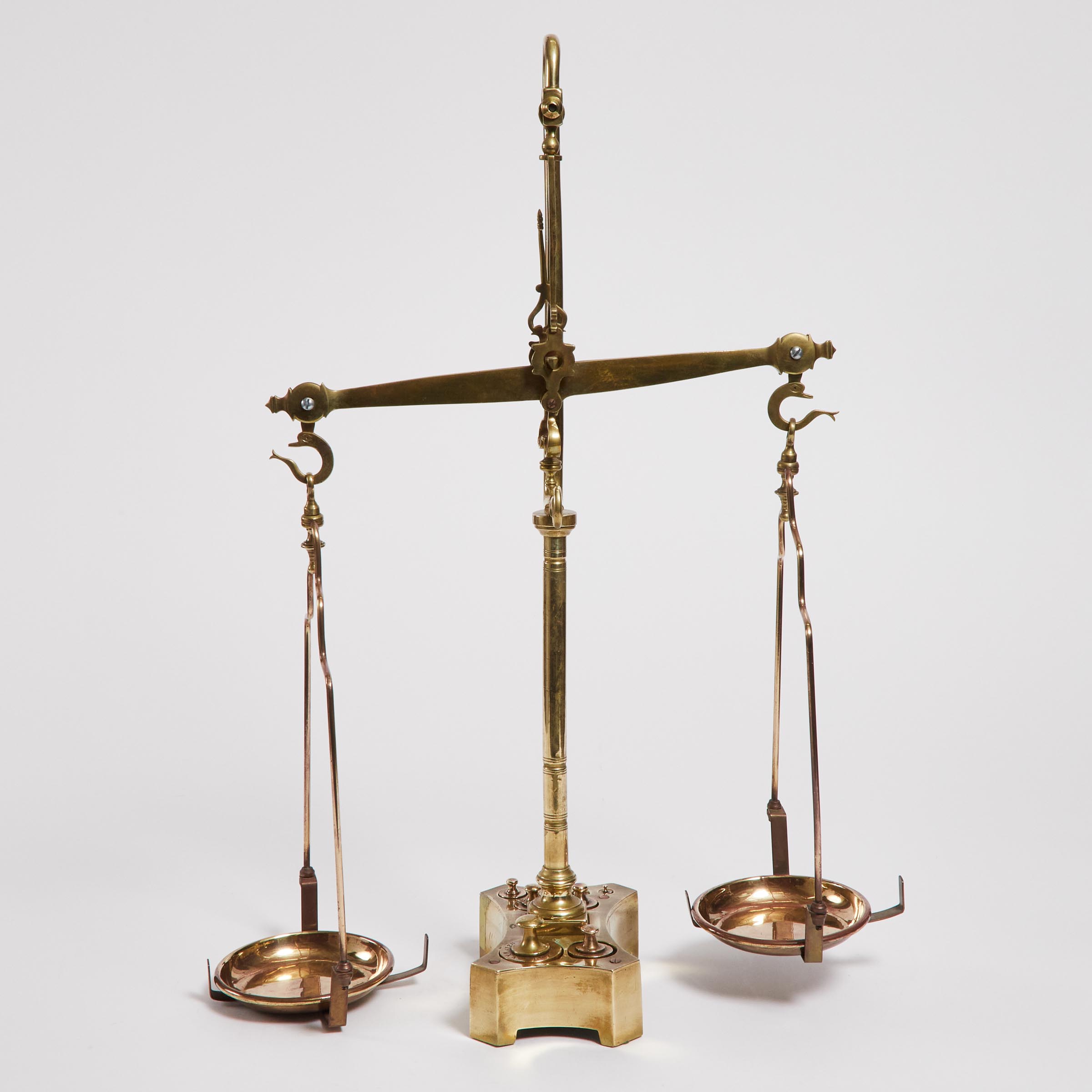 Portuguese Brass Balance Beam Scale,