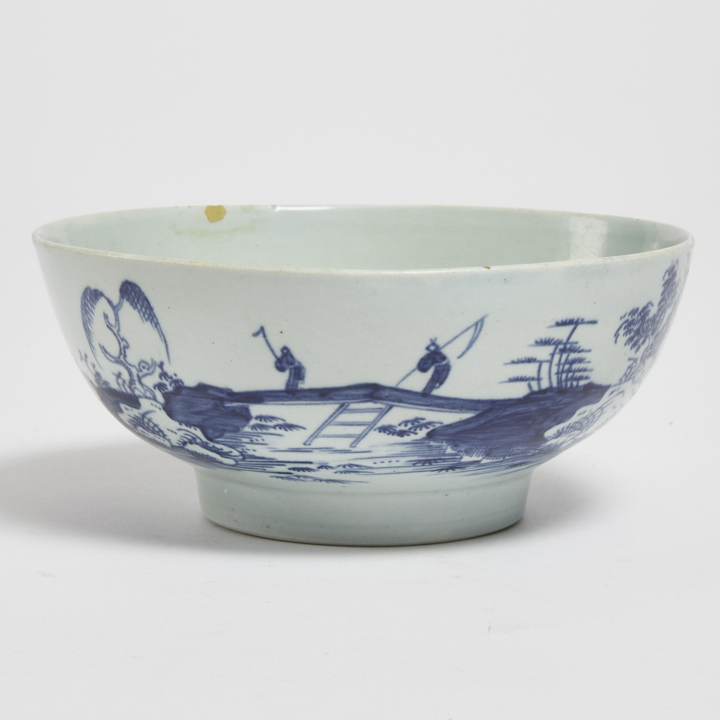 Chaffers Liverpool Blue and White Bowl,