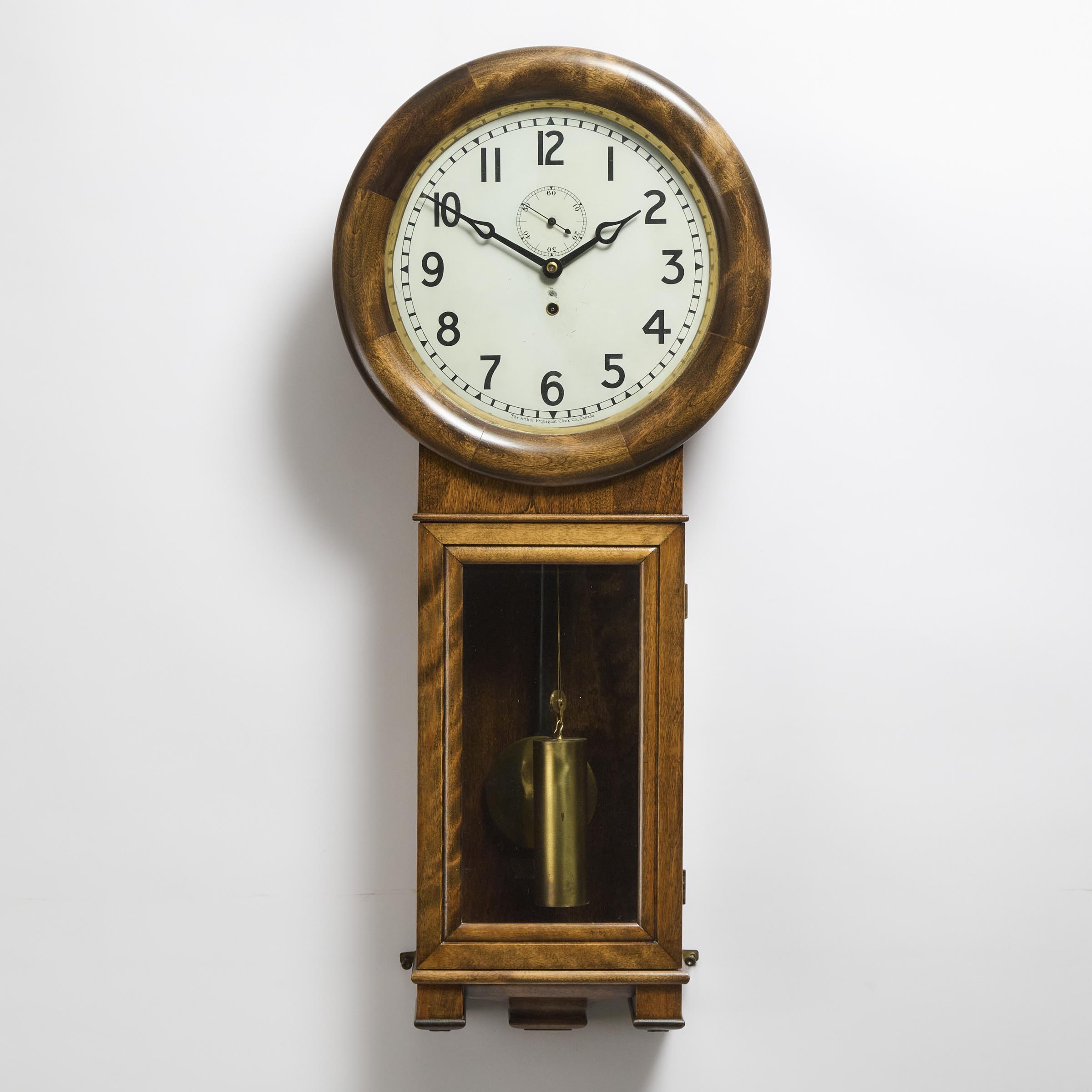 Arthur Pequegnat Clock Co. Regulator
